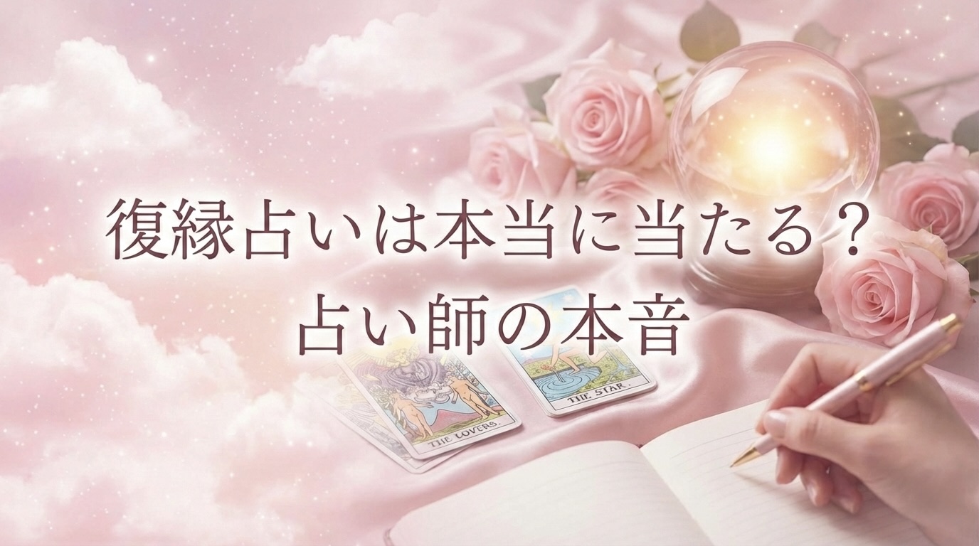 復縁占いは本当に当たる？占い師が本音で語る「可能性」と「注意点」